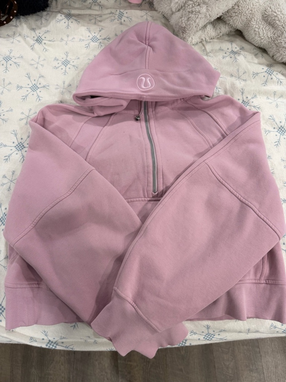 lululemon athletica Pink Half-Zip Hoodie